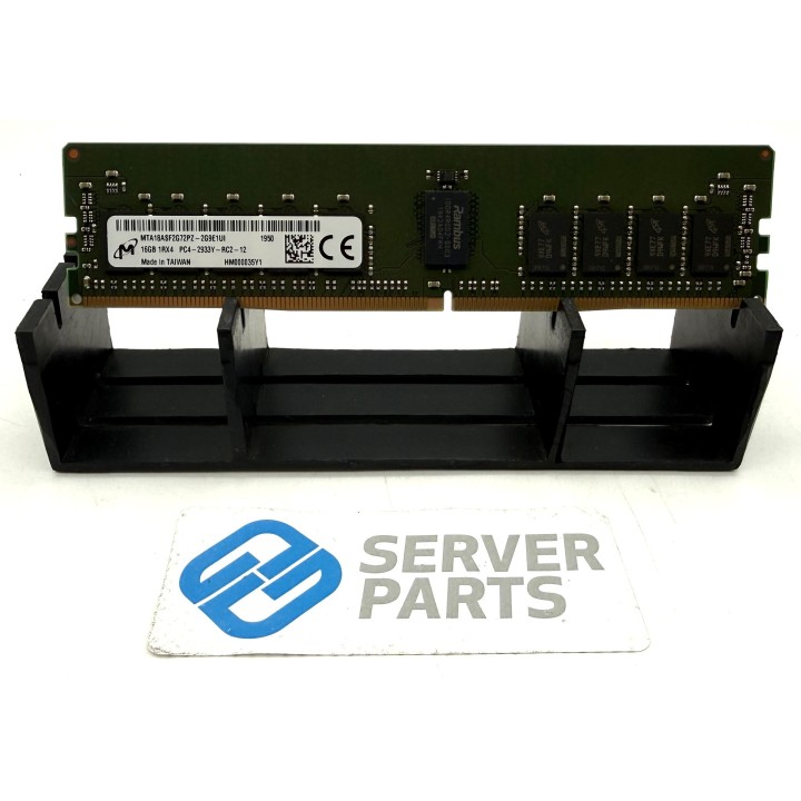 Micron 16GB DDR4 PC4-2933Y ECC RDIMM MTA18ASF2G72PZ-2G9E1