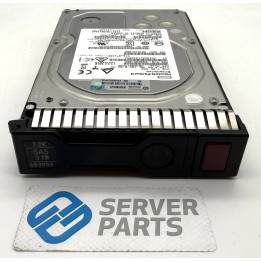 HP 3TB 3.5" 7.2K SAS 6G LFF 653959-001