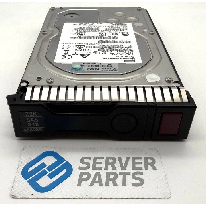 HP 3TB 3.5" 7.2K SAS 6G LFF 653959-001