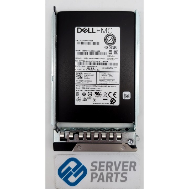 Dell 480GB SSD SATA 6G SFF Gen14 02M3C
