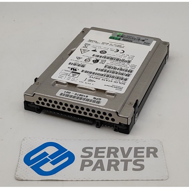 HPE 3.84TB SSD SAS 12G 2.5" P06042-005 utan vagga