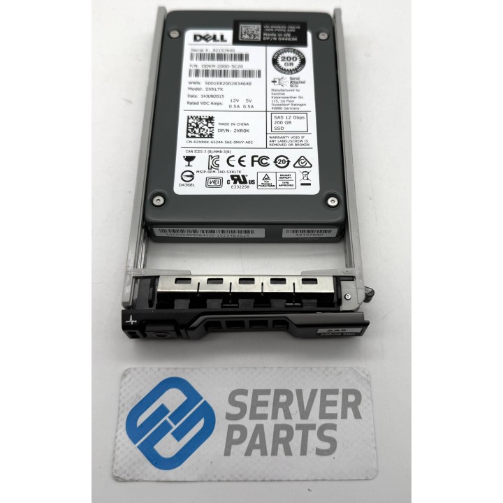 Dell 200GB SSD SAS 6G SFF 446JH