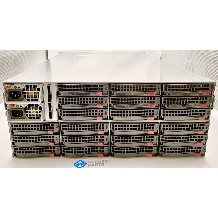 Supermicro 4U SC847 JBOD Chassi 45x3.5" 2xPSU 002 Rails