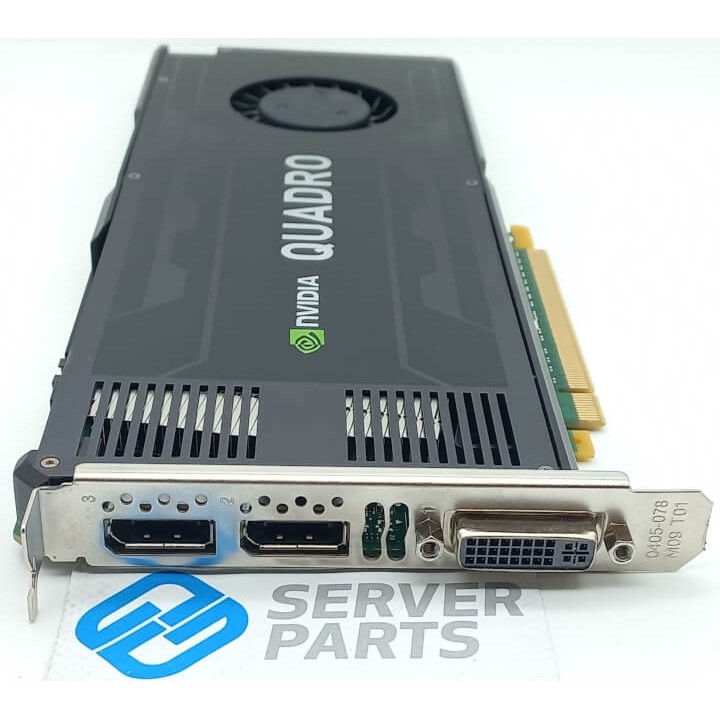 PNY nVidia Quadro K4000 3GB 2xDP DVI PCIe VCQK4000-T