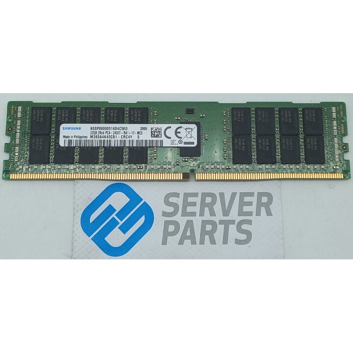 Samsung 32GB DDR4 PC4-2400T-RA1 ECC RDIMM M393A4K40CB1-CRC
