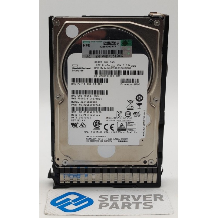 HP 1.2TB 10K SAS 12G SFF Gen8 781578-001