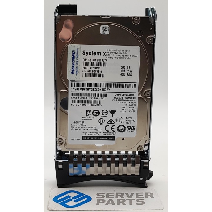 Lenovo 300GB 10K SAS 6G SFF 90Y8878