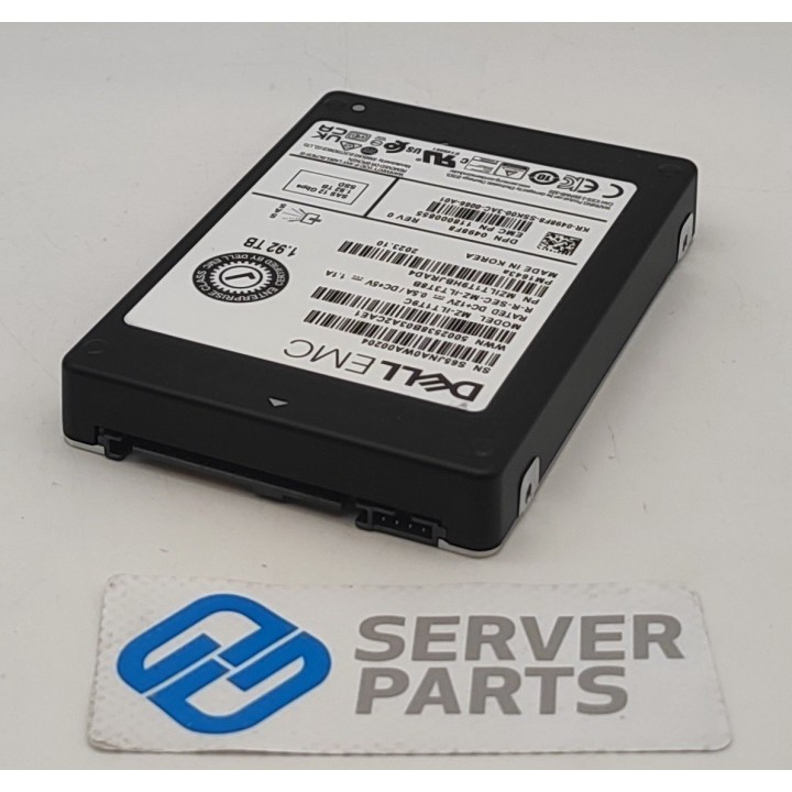 Dell 1.92TB SAS 12G SSD 498F8 utan vagga
