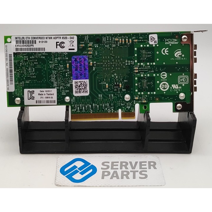 EMC Intel X520-DA2 CNA Dualport 10GbE PCIe LP 105-000-843-00