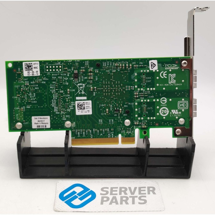 Dell Intel X520-DA2 10GbE Dualport PCIe XYT17