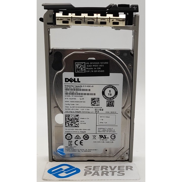 Dell 1TB 7.2K SATA 6G SFF Gen13 31N08
