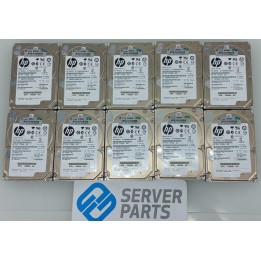 10-Pack HP 900GB 10K SAS 6G 2.5" 727290-002 utan vagga