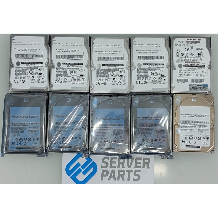 10-Pack Mix 900GB 10K SAS 6G 2.5" ART 136014761
