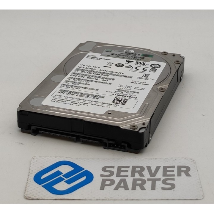 HP 1TB 7.2K SATA 6G Gen8 2.5" 656108-001 utan vagga