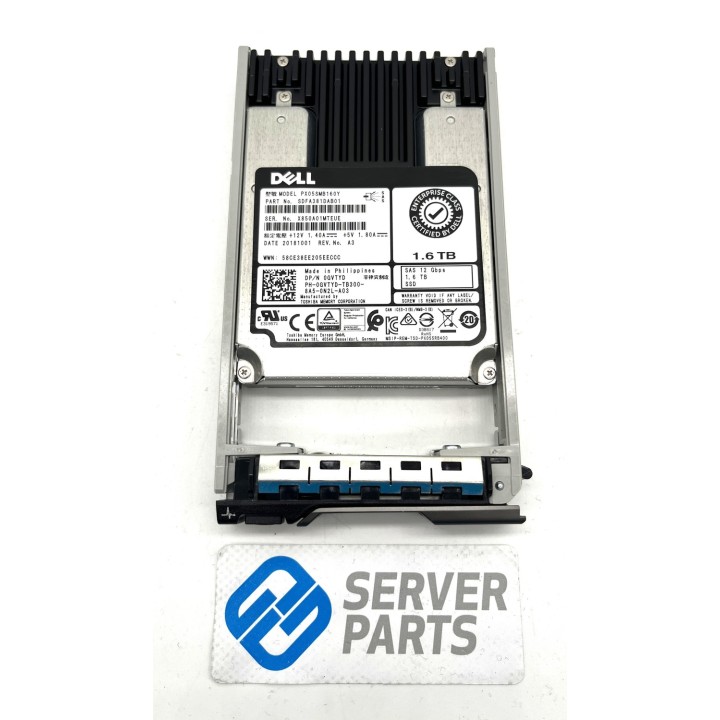 Dell 1.6TB SSD SAS 12G Gen13 SFF GVTYD
