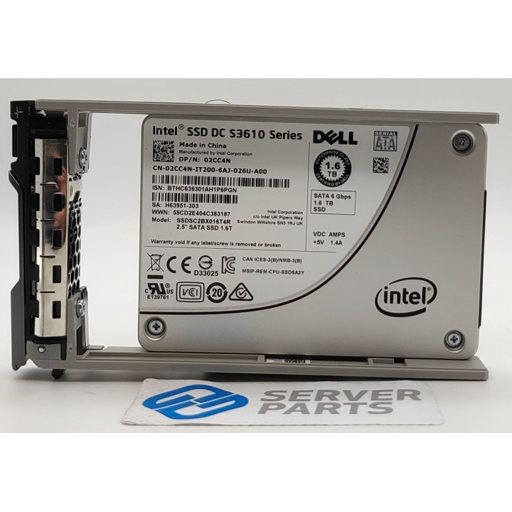 Dell 1.6TB SSD SATA 6G Gen13 SFF 2CC4N