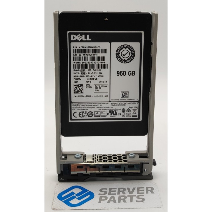Dell 960GB SSD SATA 6G Gen13 SFF T2G0Y