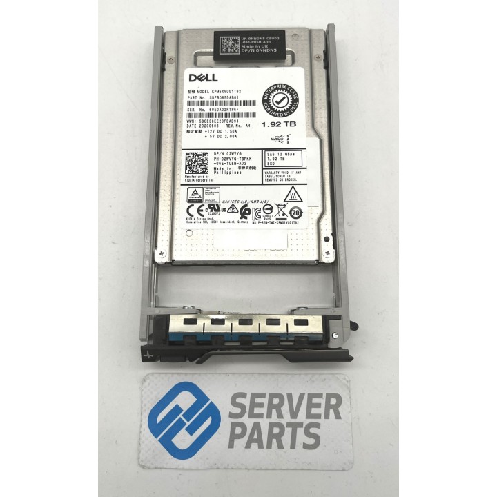 Dell 1.92TB SSD SAS 12G SFF 2WVYG