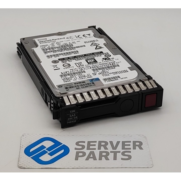 HP 600GB 15K SAS 12G SFF Gen9 748435-001