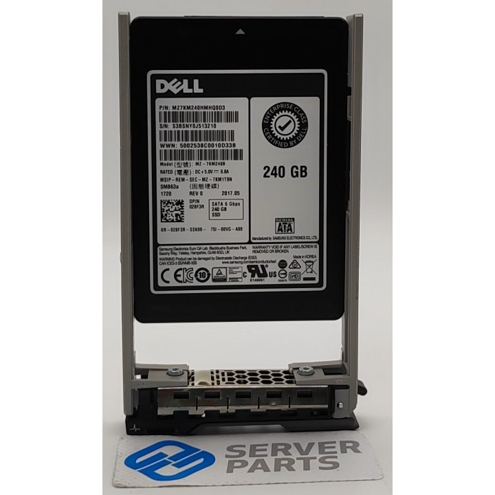 Dell 240GB SSD SATA 6G SFF Gen13 28F3R