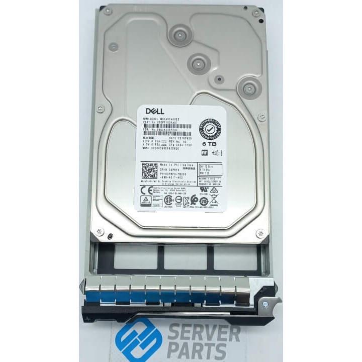 Dell 6TB 7.2K SAS 12G LFF 3PRF0