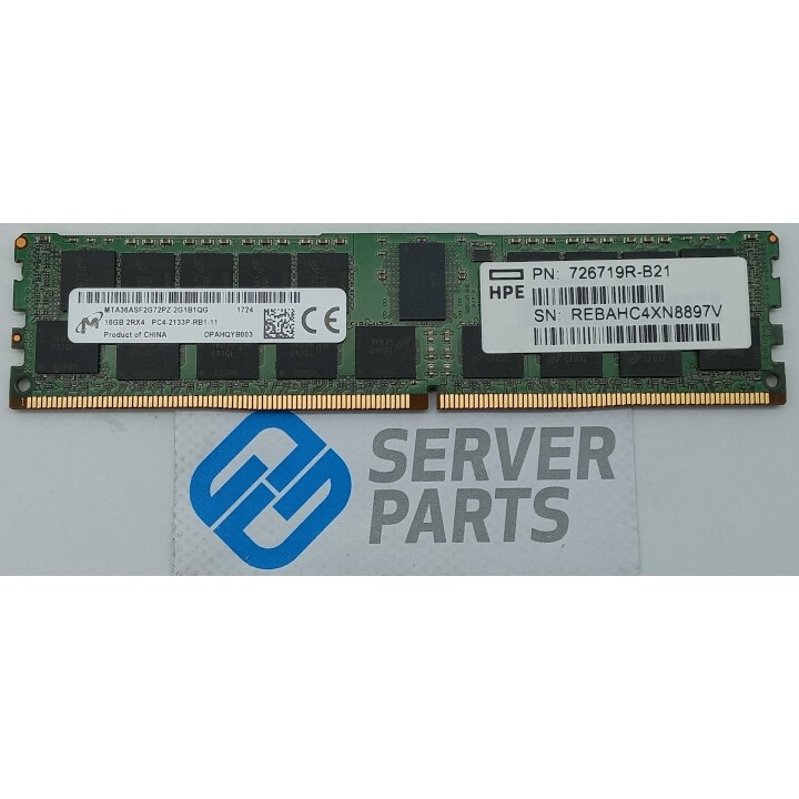 HP 16GB DDR4 PC4-2133P ECC RDIMM 752369-081