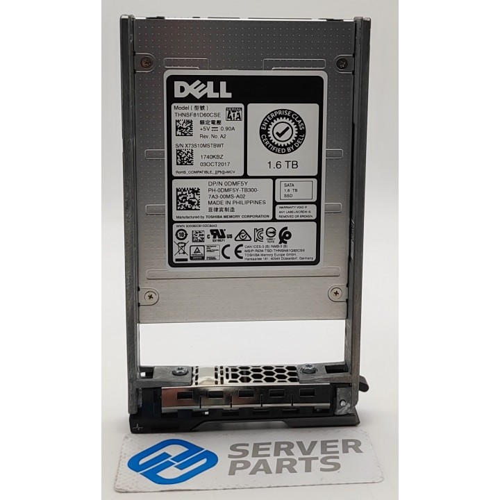 Dell 1.6TB SSD SATA 6G Gen13 SFF DMF5Y