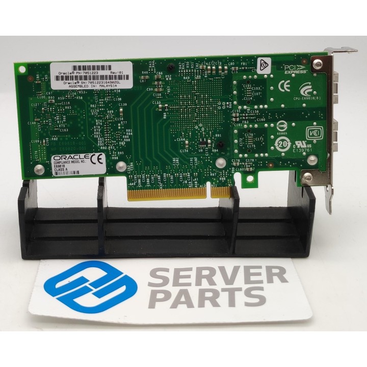 Oracle X520-DA2 CNA 10GbE Dualport PCIe LP 7051223 utan SFP