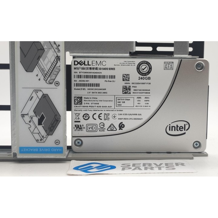 Dell 240GB SSD SATA 6G LFF Gen13 T1WH8