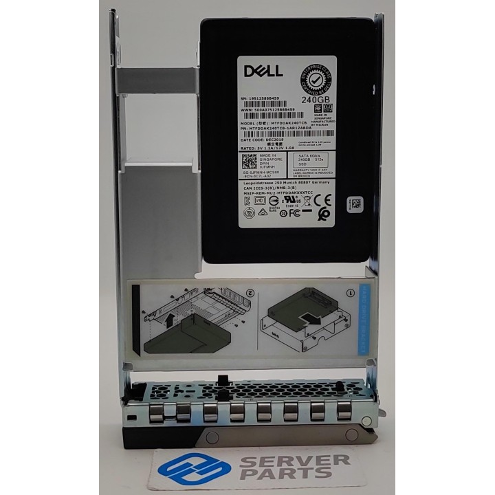 Dell 240GB SSD SATA 6G LFF Gen14 JFMNH