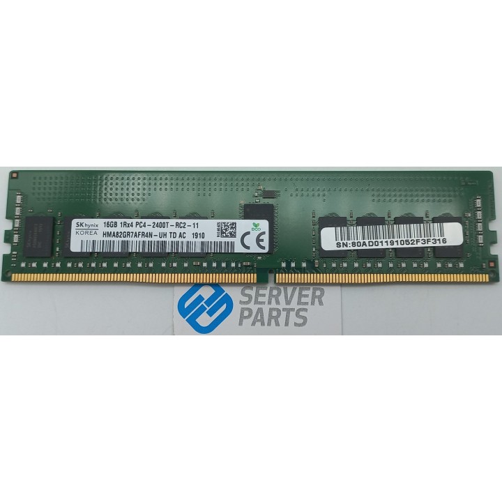 SK Hynix 16GB DDR4 PC4-2400T ECC RDIMM HMA82GR7AFR4N-UH