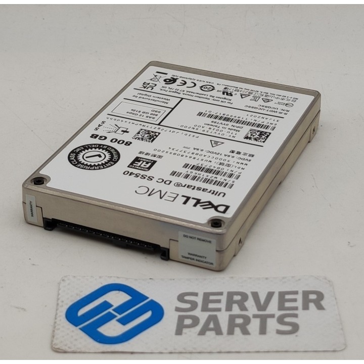 Dell 800GB SSD SAS 12G 2.5" YVT59 utan vagga