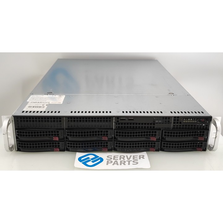 Supermicro SC825 2U X10SRW-F E5-2680v4 32GB 8x3.5" 2x500W Rails
