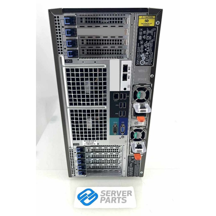Dell EMC PowerEdge T640 1x6132 128GB 16x2.5" 10GbE H740P 2x750W utan front