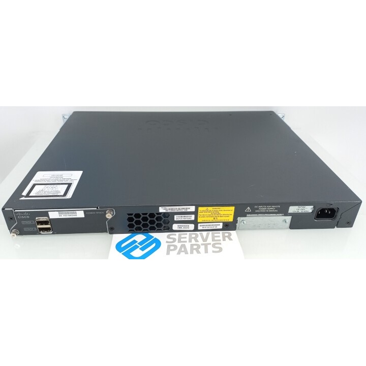 Cisco Catalyst 48-portar GbE PoE+ 740W 2xSFP+ Switch WS-C2960X-48FPD-L 1xStack