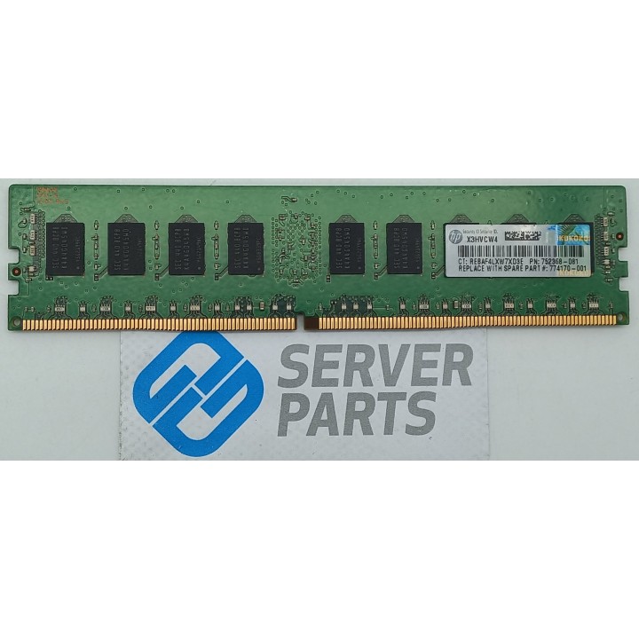 HP 8GB DDR4 PC4-2133P ECC RDIMM 752368-081
