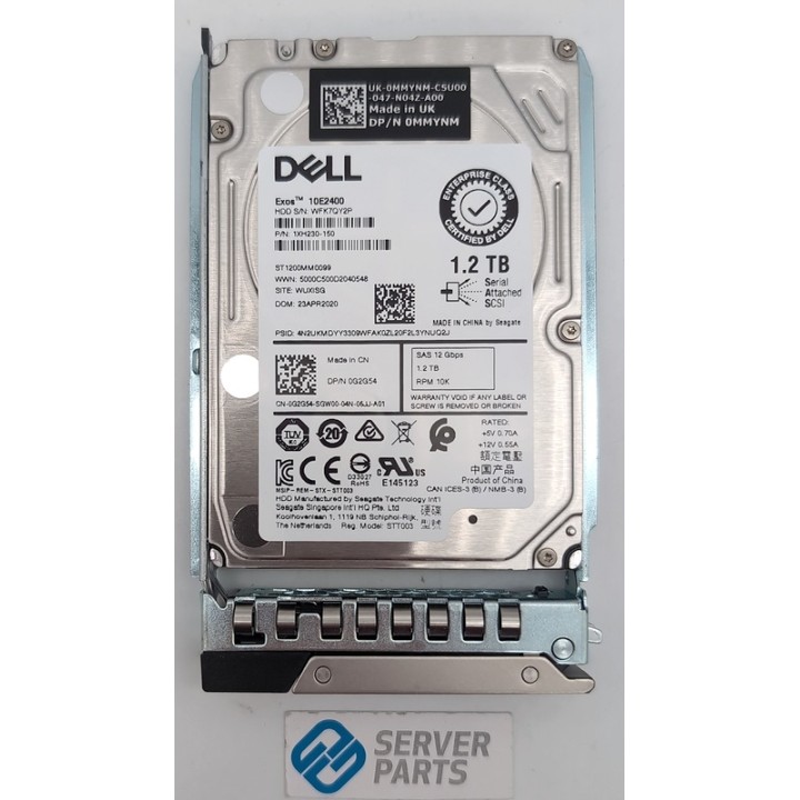 Dell 1.2TB 10K SAS 12G SFF 14th G2G54