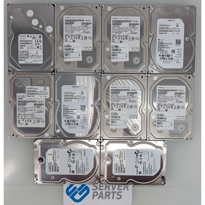 HDD 10-Pack Mix 2TB SATA 3.5" ART 136506894