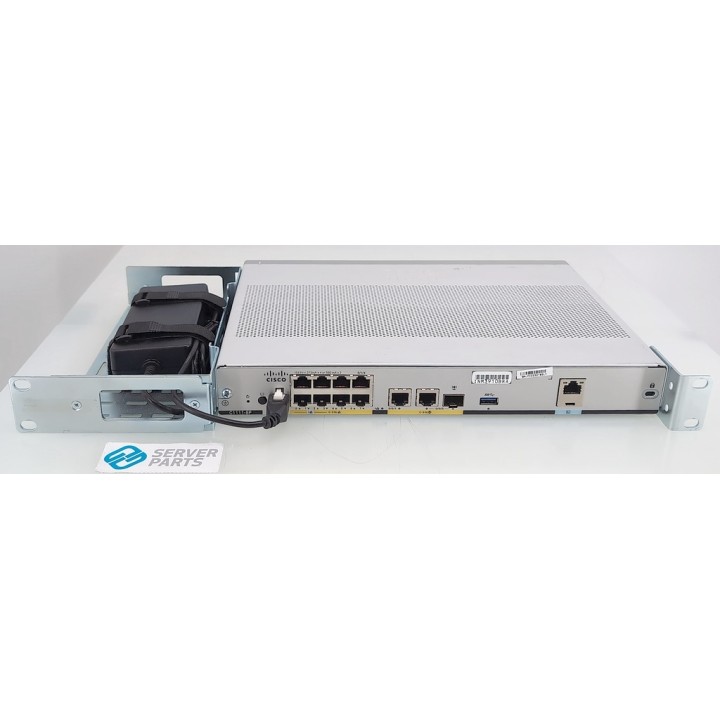 Cisco Integrated Services Router C1111-8P Rackmonterad med 12V AC-Adapter