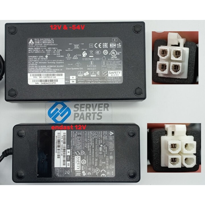 Cisco Integrated Services Router C1111-8P Rackmonterad med 12V AC-Adapter