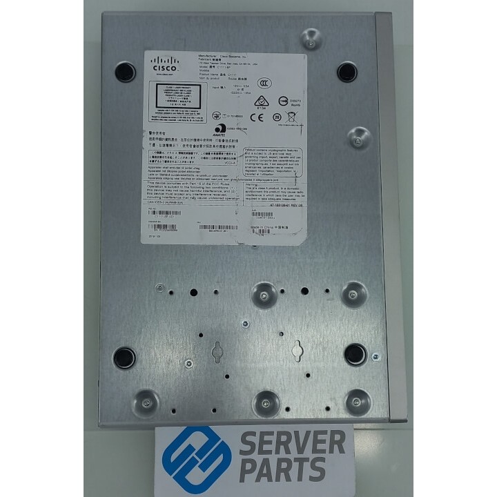 Cisco Integrated Services Router C1111-8P med 12V AC-Adapter