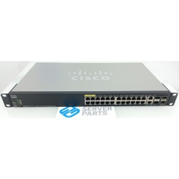 Cisco SG350X-24P-K9 24-port Gigabit PoE Stackable Managed Switch 4x10GbE SFP+