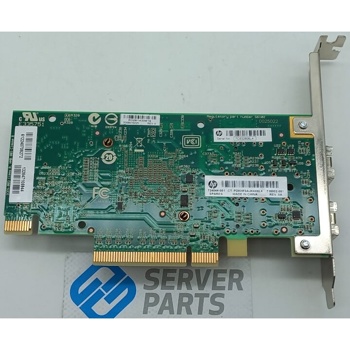 HP 570SFP+ Dualport 10GbE SFP+ NIC PCIe 724044-001