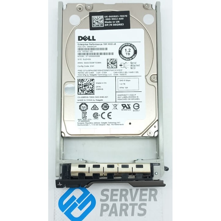 Dell 1.2TB 10K SAS 6G SFF 36RH9