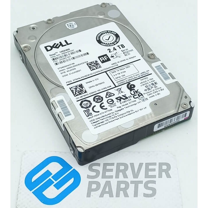 Dell 2.4TB 10K SAS 12G 2.5" 8YWH3 utan vagga