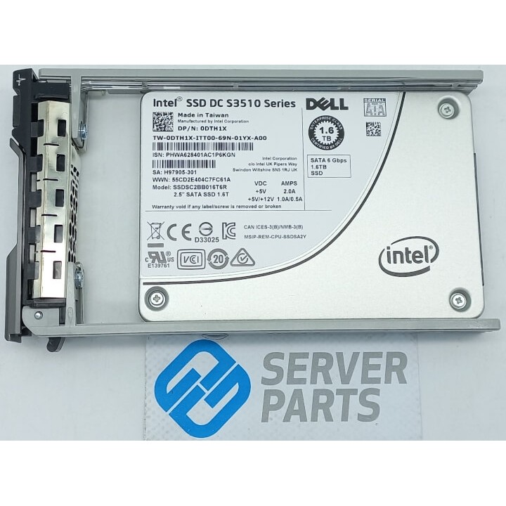 Dell 1.6TB SSD SATA 6G Gen13 SFF DTH1X