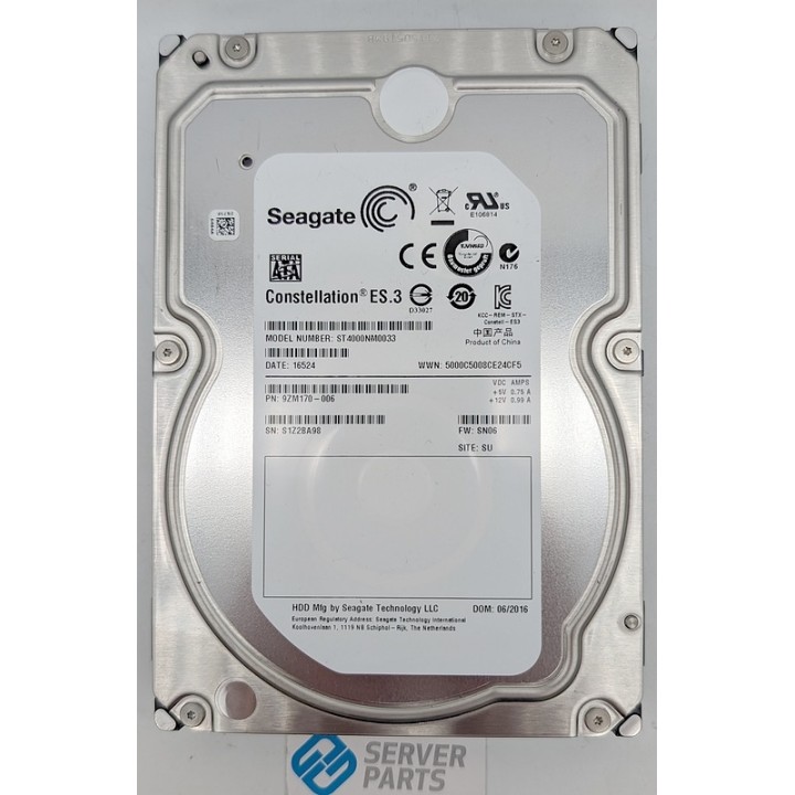 Seagate Constellation ES.3 4TB 7.2K SATA 6G 3.5" ST4000NM0033