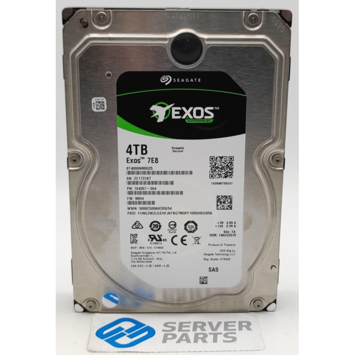 Seagate Exos 7E8 4TB 7.2K SAS 12G 3.5" ST4000NM0025