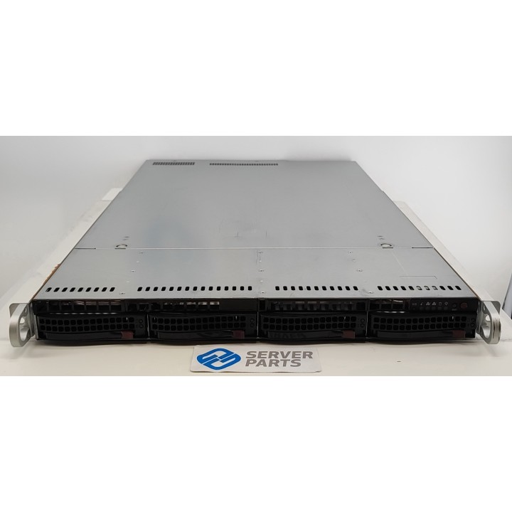 Supermicro SC819U 2xAMD EPYC 7352 256GB 4x3.5" 10GbE 2x1000W Rails