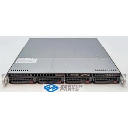 Supermicro SC813M 1U Chassi 4x3.5" 2x400W Rails